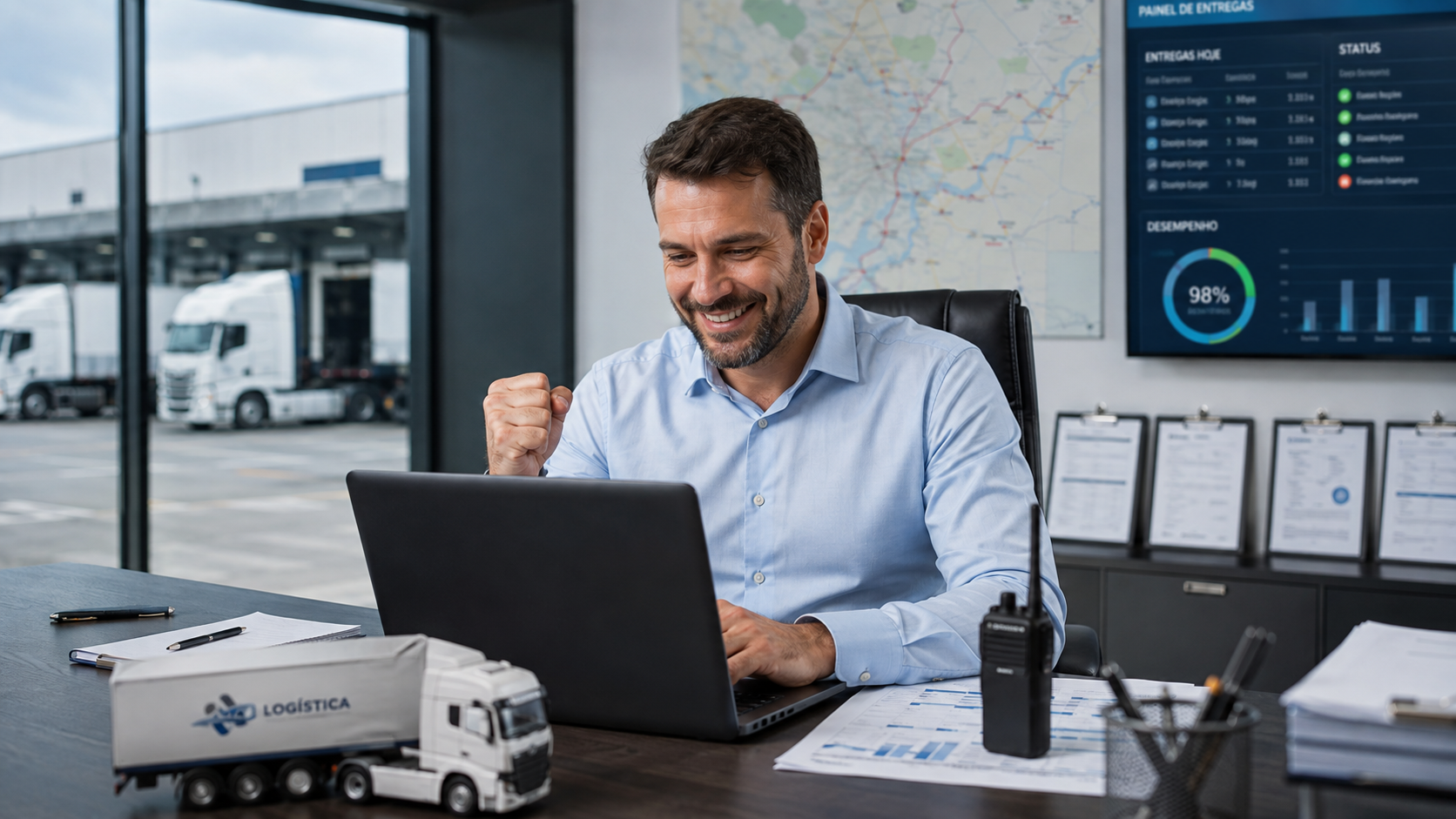 Profissional trabalhando em um site para sua empresa